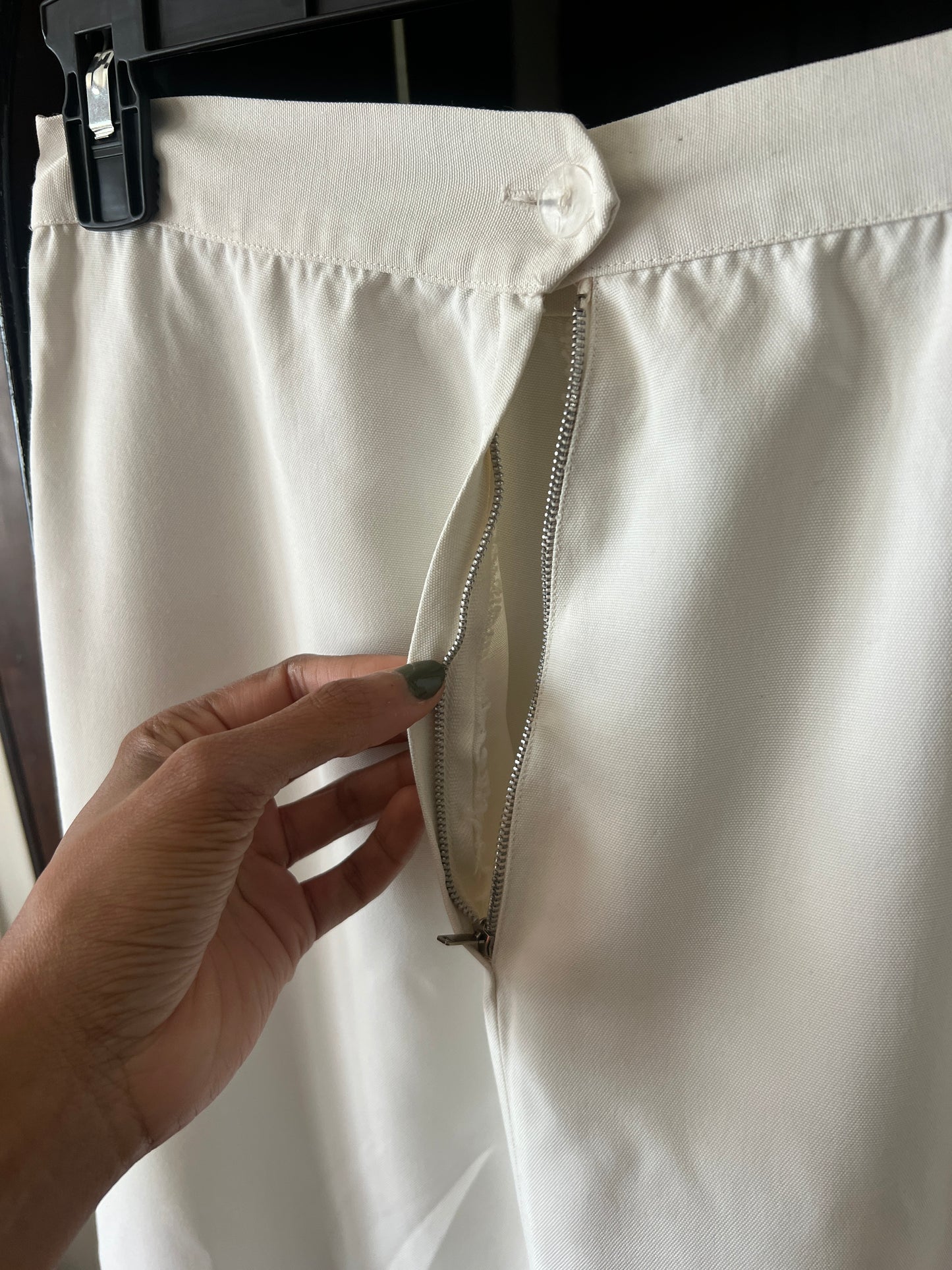 Nan Buntly White Two-Piece Suit · Petti-Kool · Bur-Mil Rayon