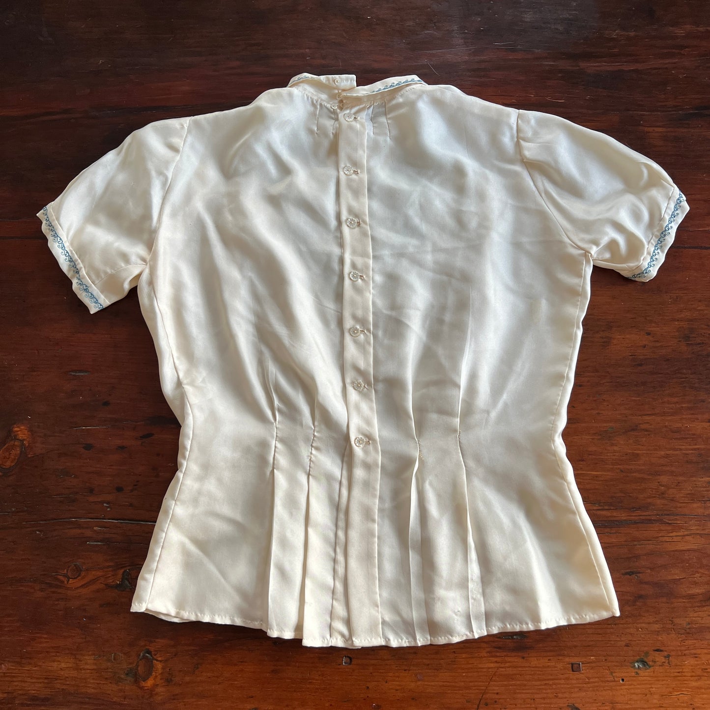 30s/40s French Embroidered Blouse