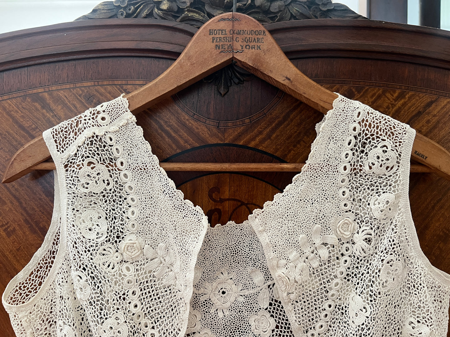 Antique Edwardian-era Irish Crochet Vest