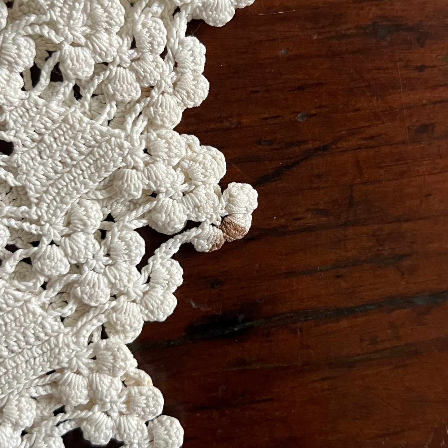 White Crochet Collar