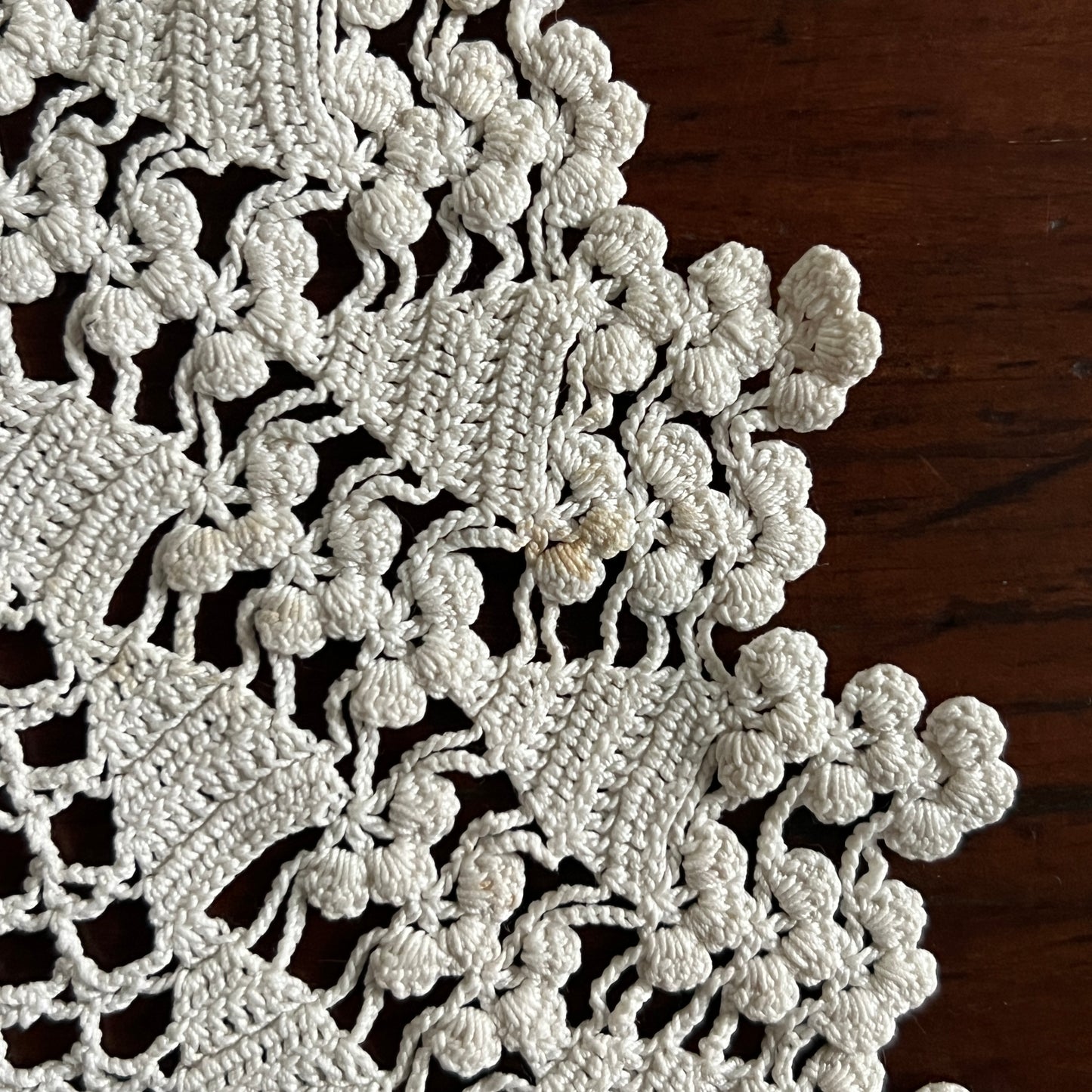 White Crochet Collar
