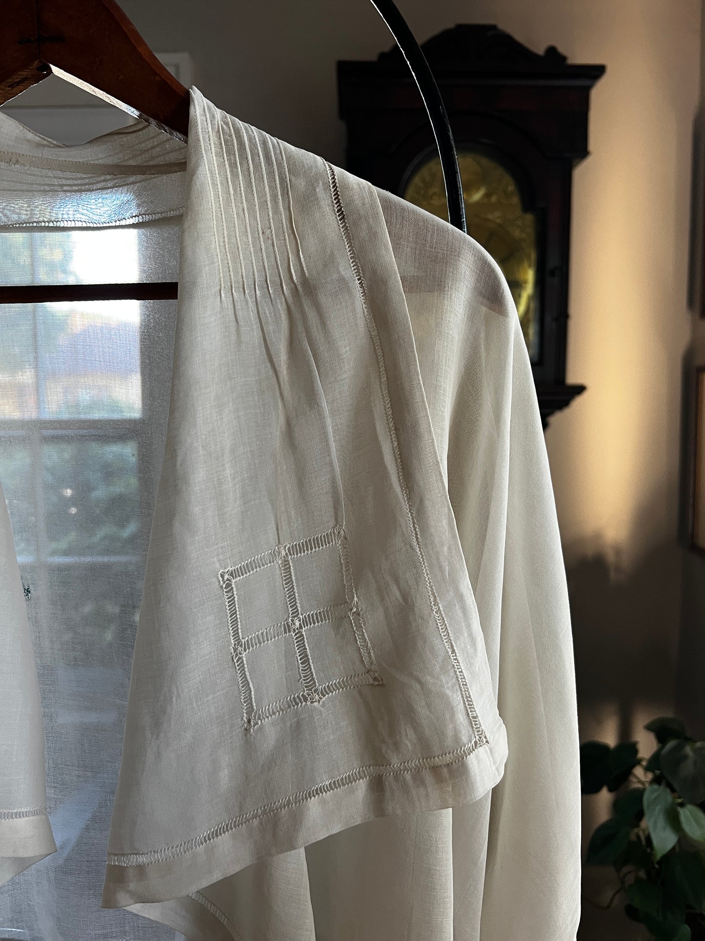 Edwardian Gauzy Cotton Shawl