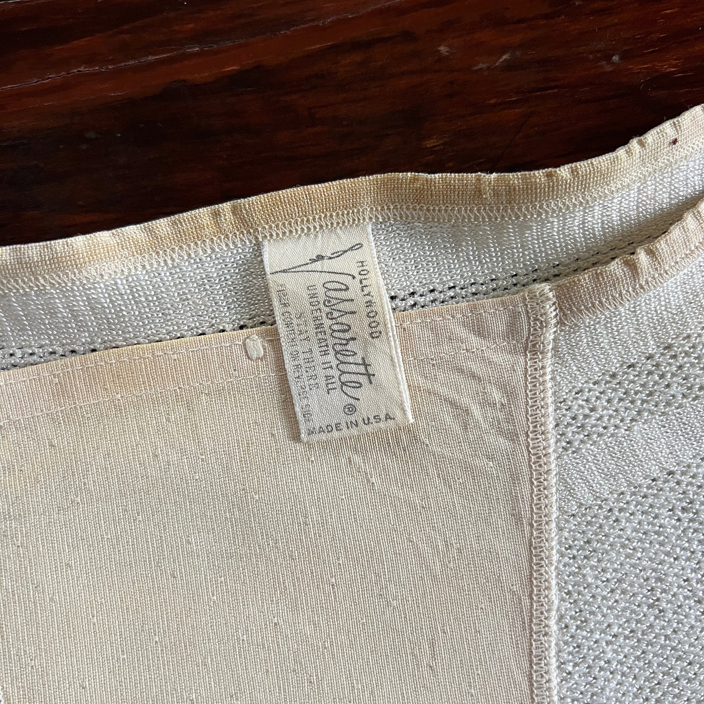 1940's Hollywood Vassarette Knit Girdle Garter - Medium/28"