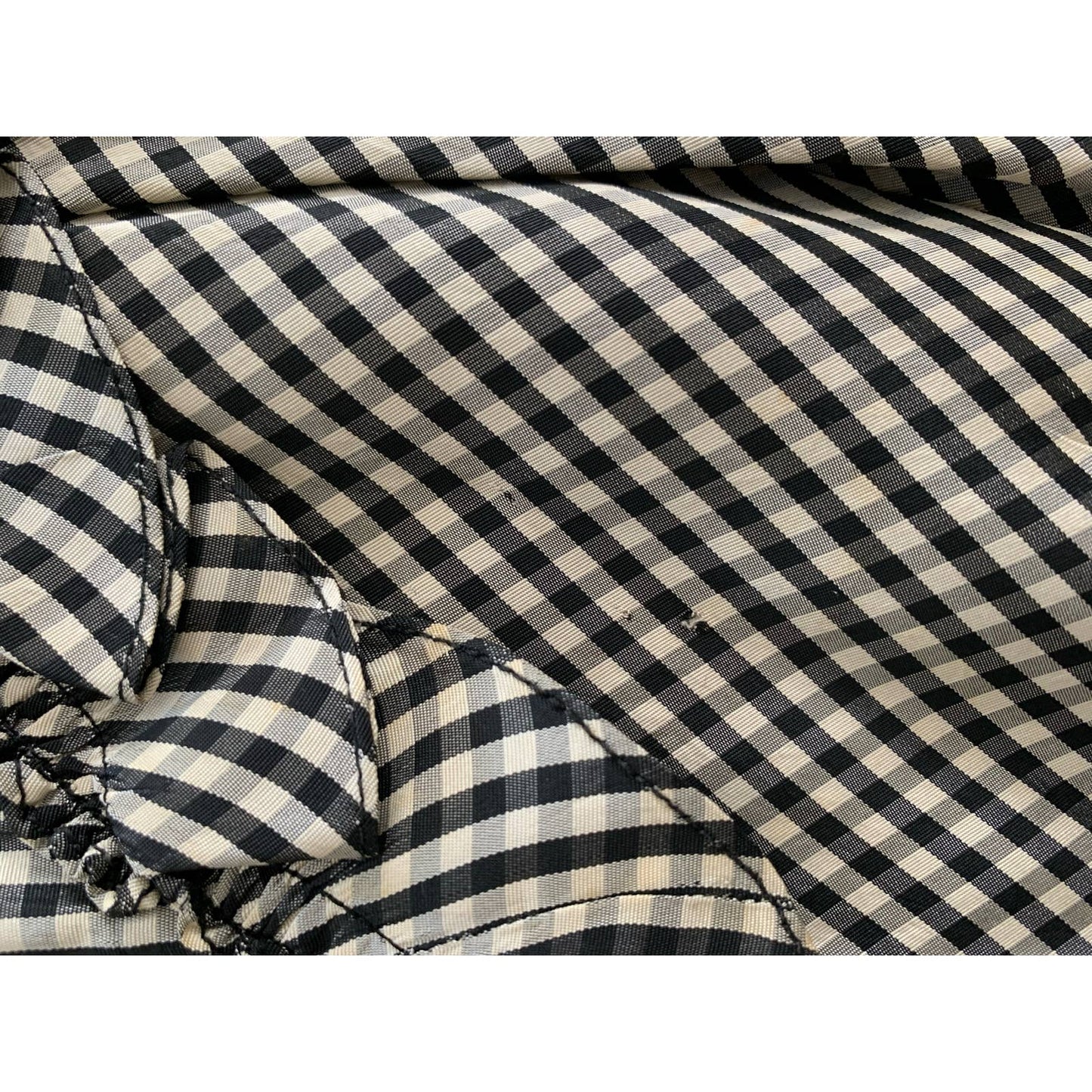40s Gingham Ruffle Sleeved Dress