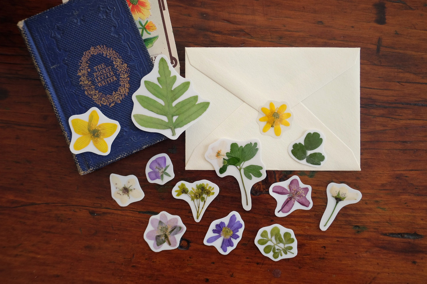 Pressed Flower Stickers