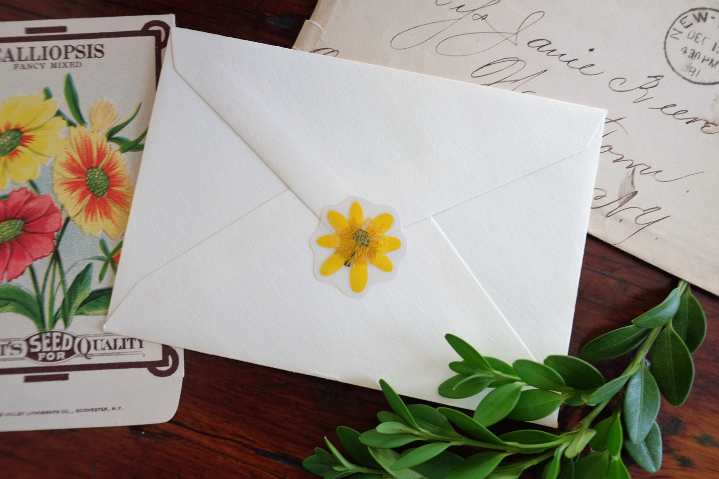 Pressed Flower Stickers
