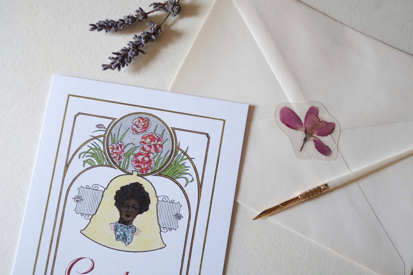 Greetings Sincere - Victorian Greeting Card