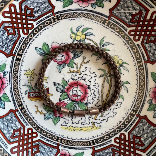 Victorian Mourning Hair Bracelet