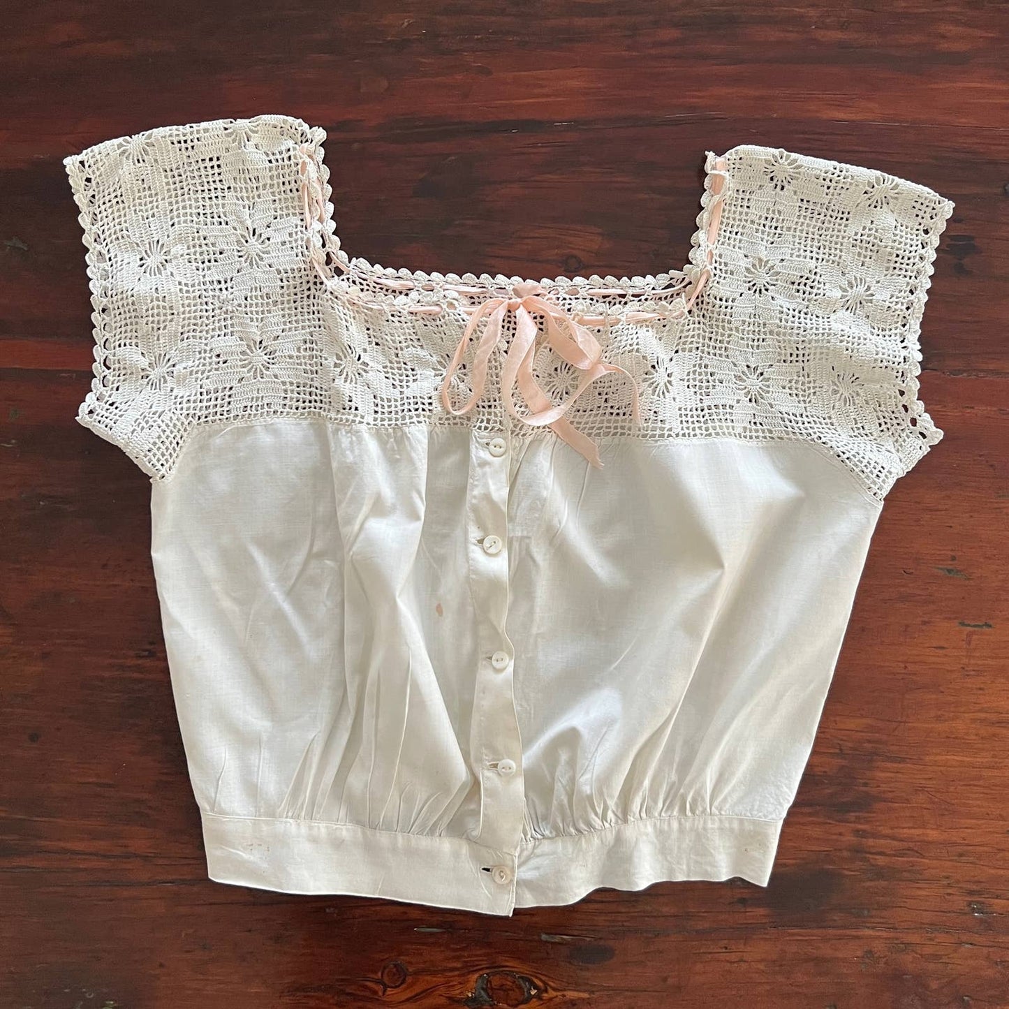 Antique Corset Cover Top