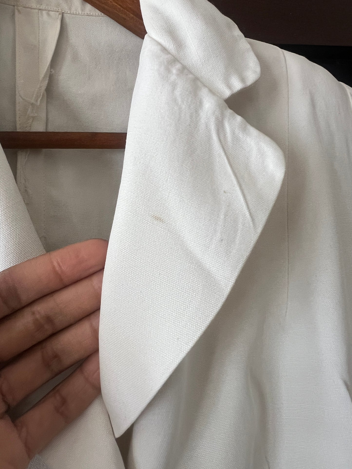 Nan Buntly White Two-Piece Suit · Petti-Kool · Bur-Mil Rayon