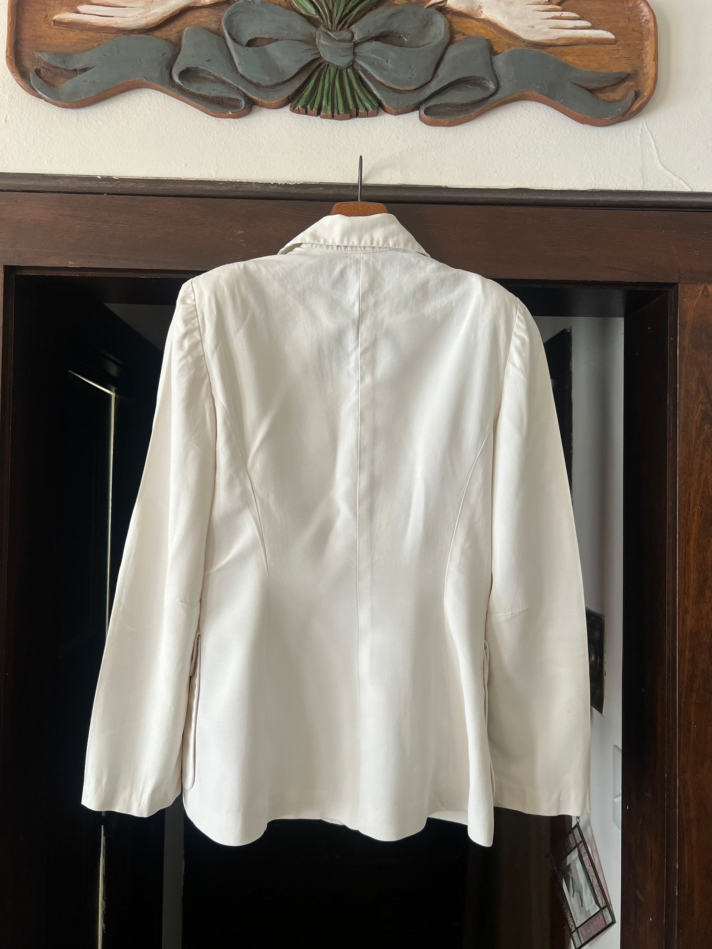 Nan Buntly White Two-Piece Suit · Petti-Kool · Bur-Mil Rayon