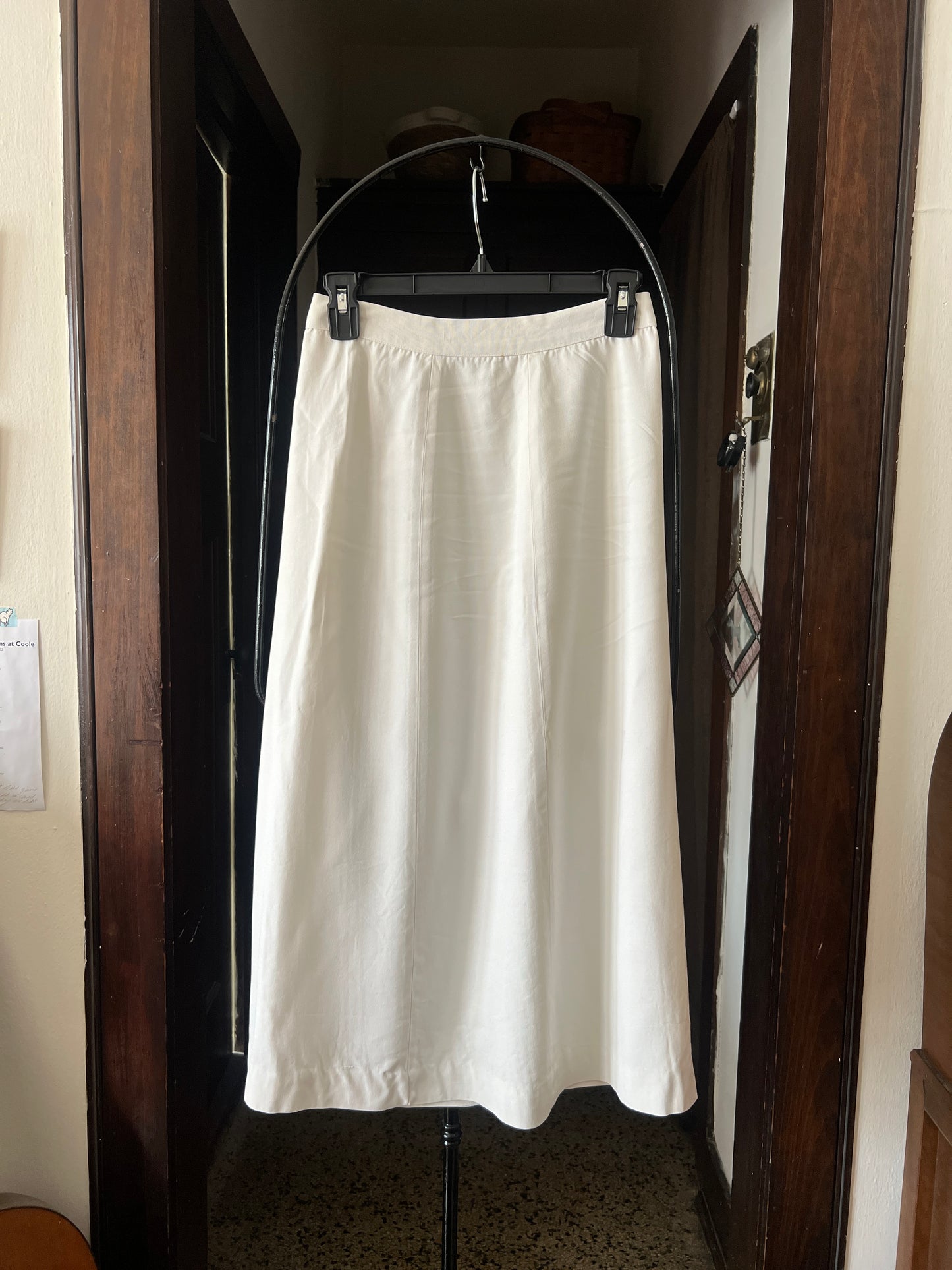 Nan Buntly White Two-Piece Suit · Petti-Kool · Bur-Mil Rayon