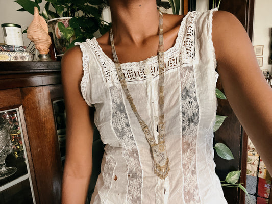 1920s Beaded Flapper Necklace