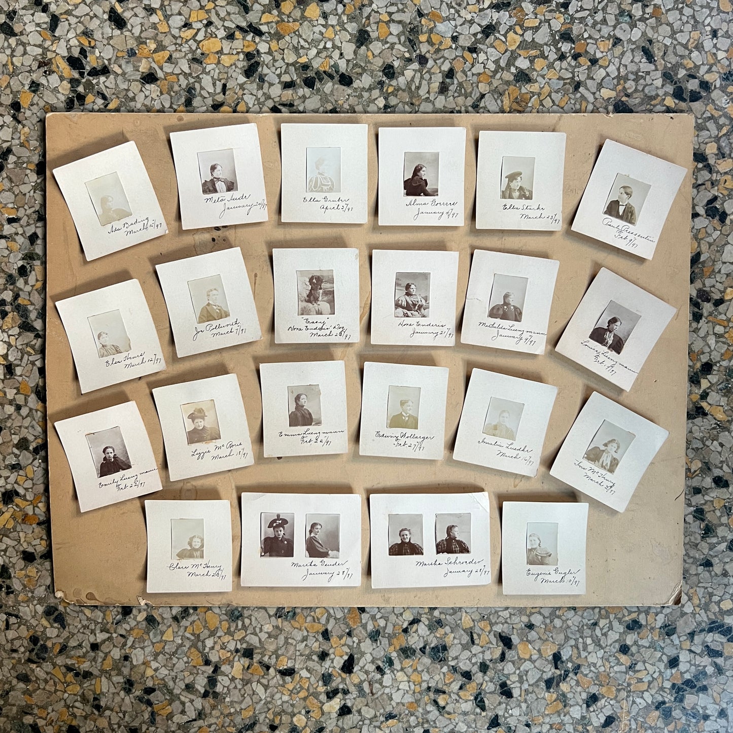 Victorian 1890's Classmate Photo Cards