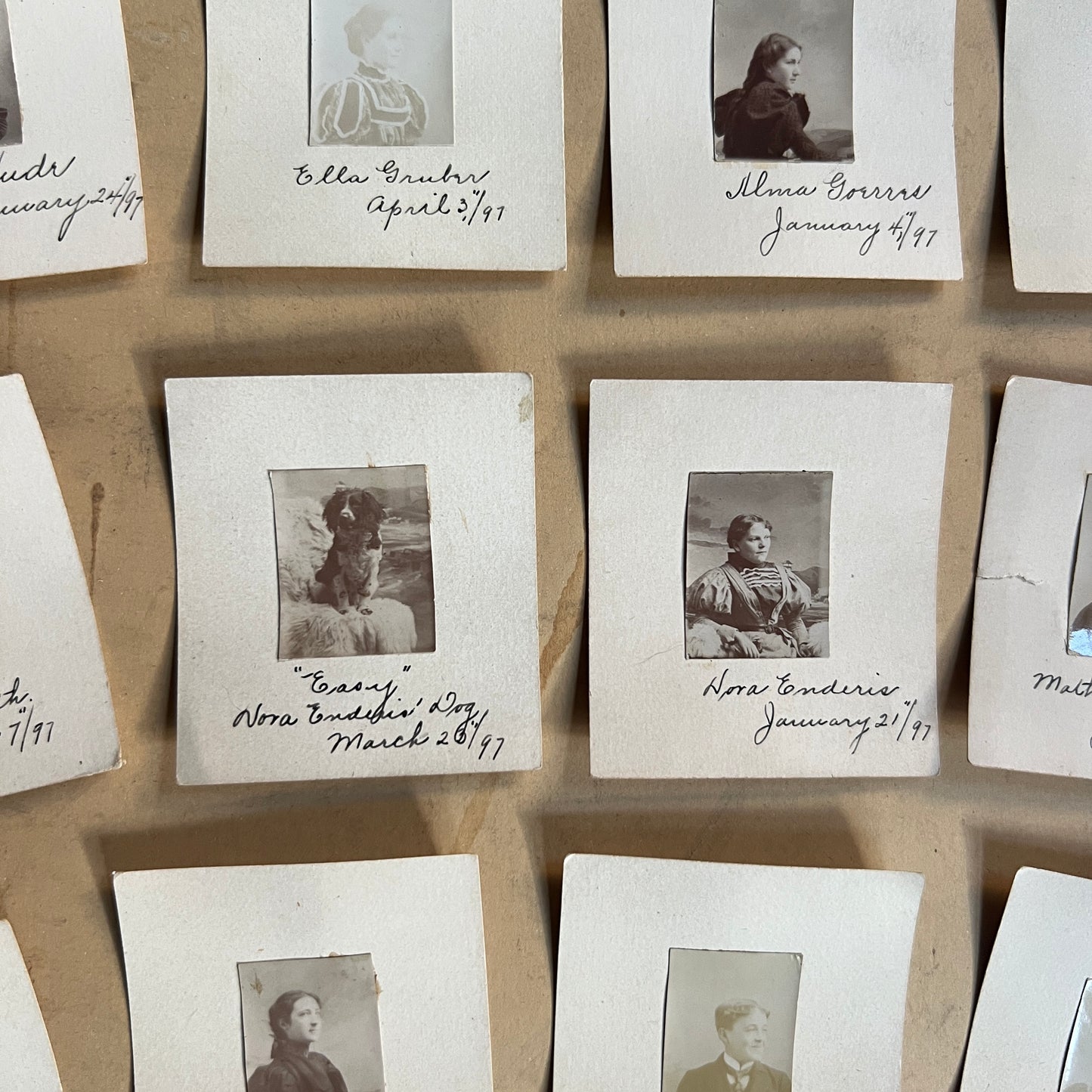 Victorian 1890's Classmate Photo Cards