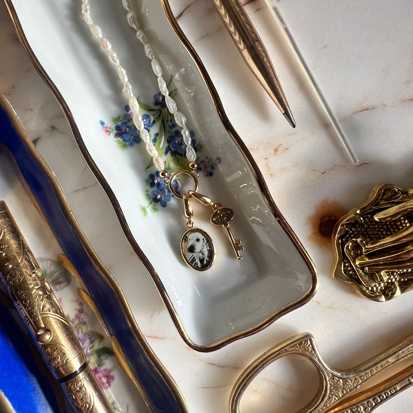 French Limgoes Pen Tray