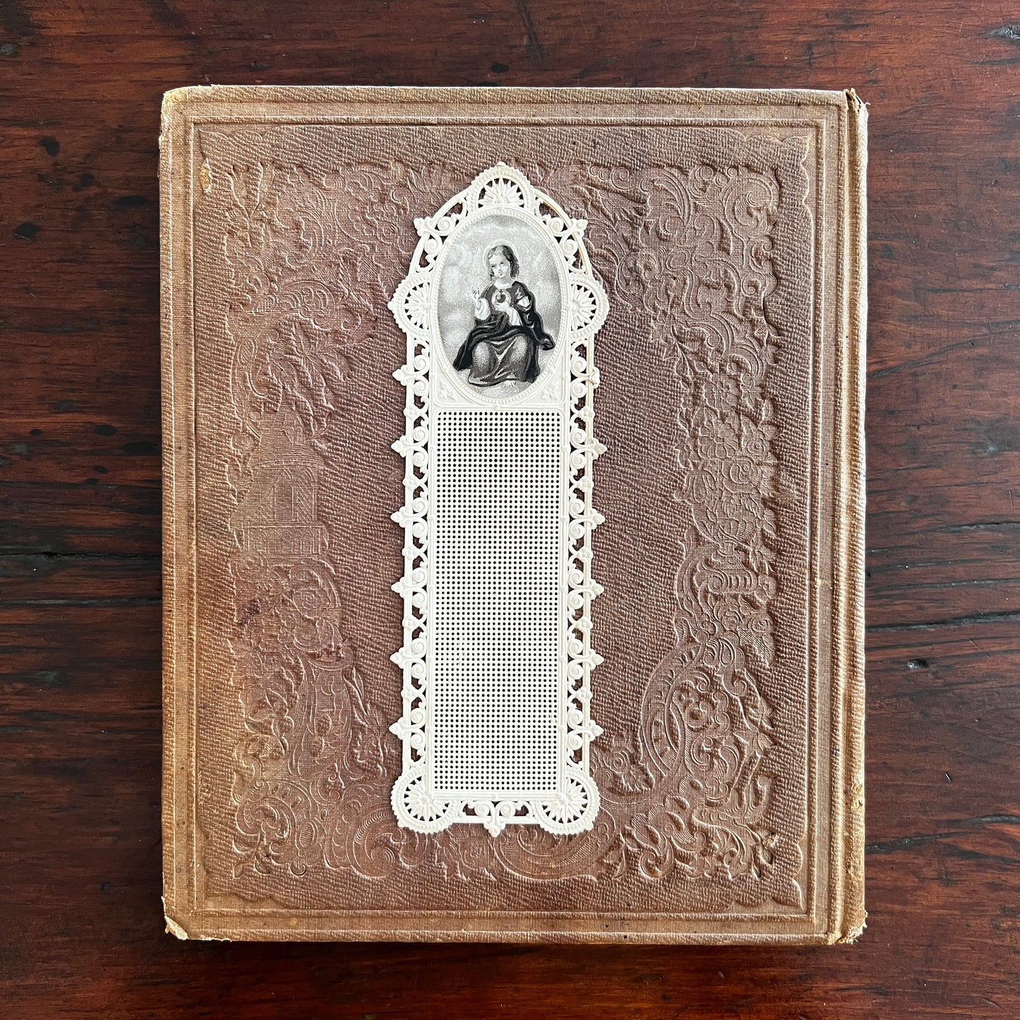 Antique French Punch Paper Bookmark Holy Card - UNUSED