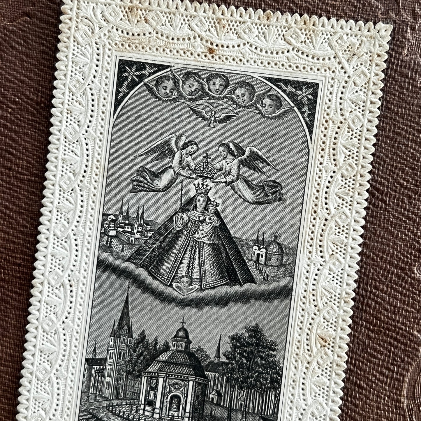 Antique German Holy Souvenir Prayer Card - "Andenken an Kevelaer"