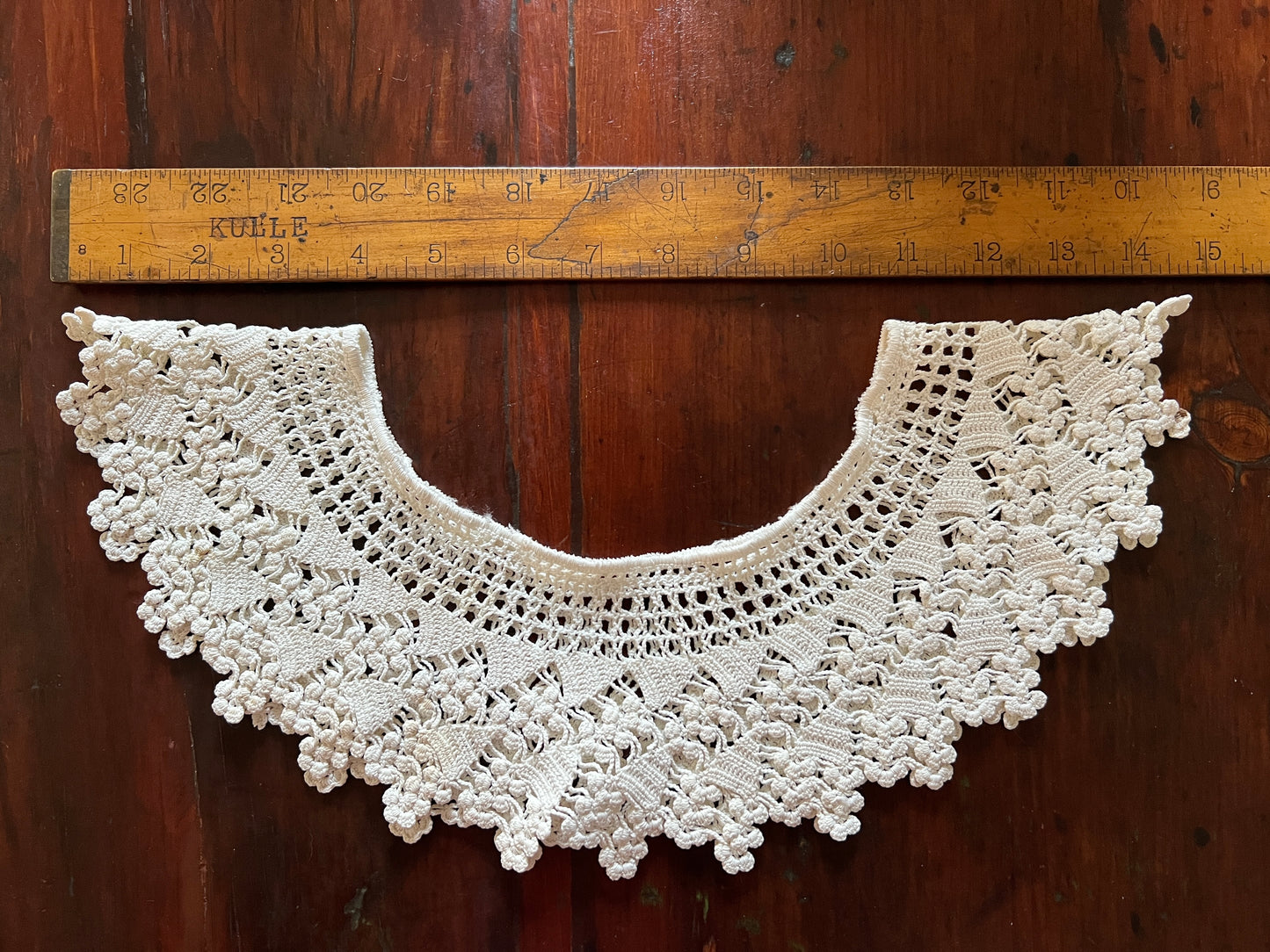 White Crochet Collar