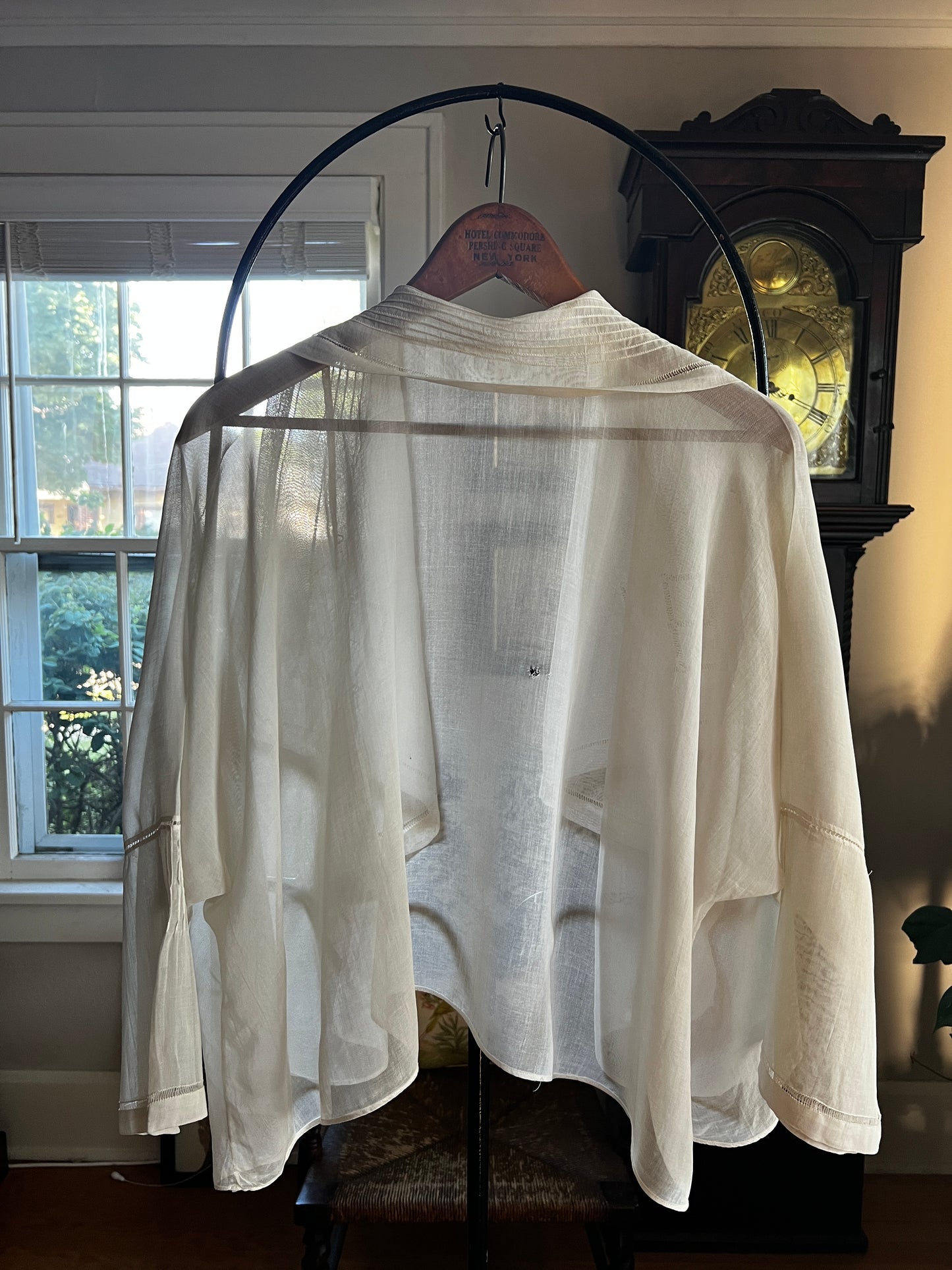 Edwardian Gauzy Cotton Shawl