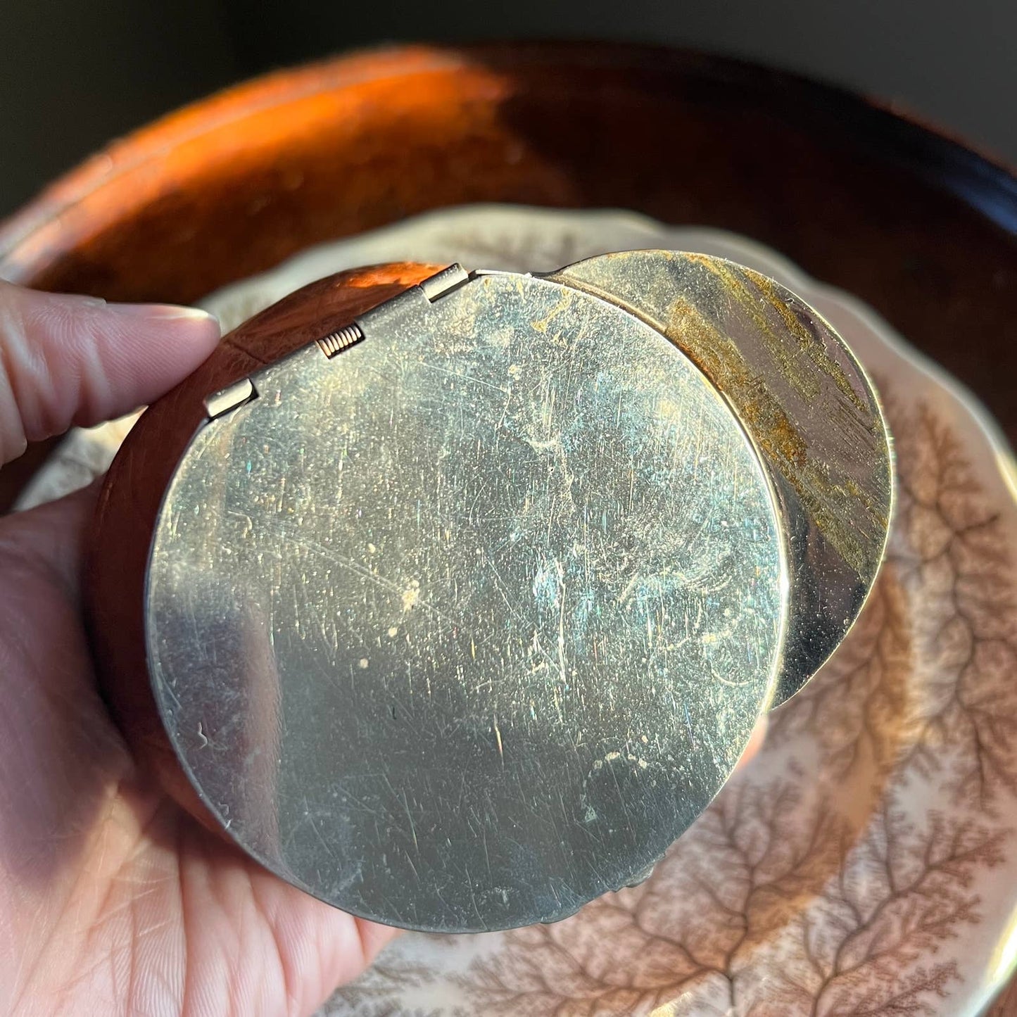 Antique Leather Drivers Chauffeurs Hat Cap Coin Purse