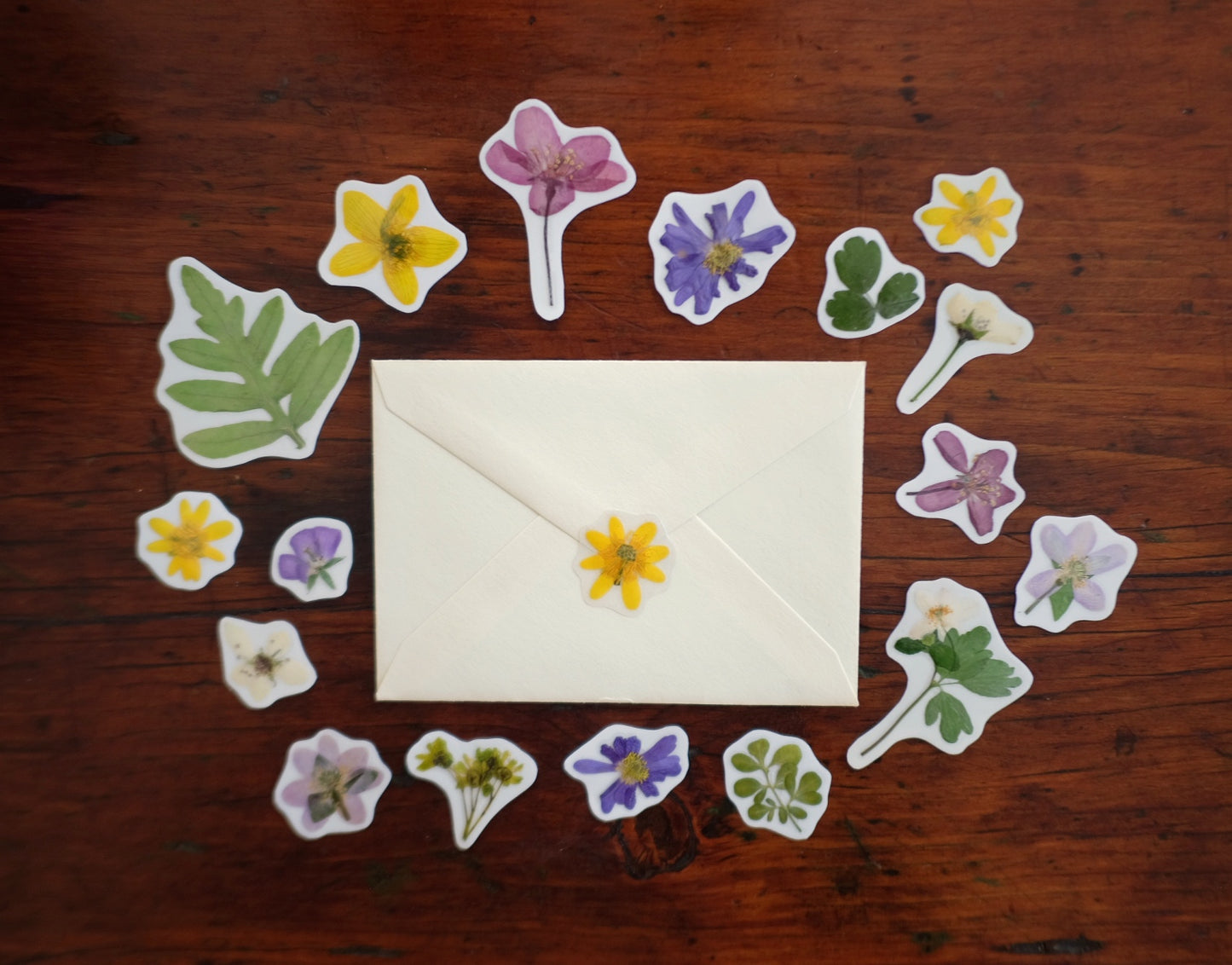 Pressed Flower Stickers