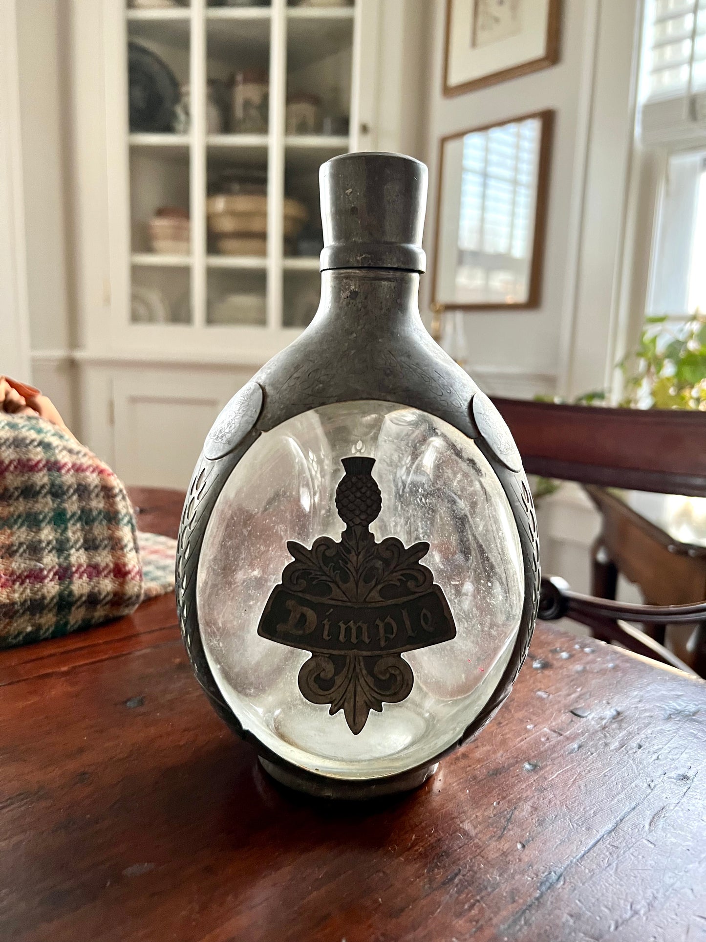 Royal Haig Holland Dimple Whisky Bottle - Pewter, Glass