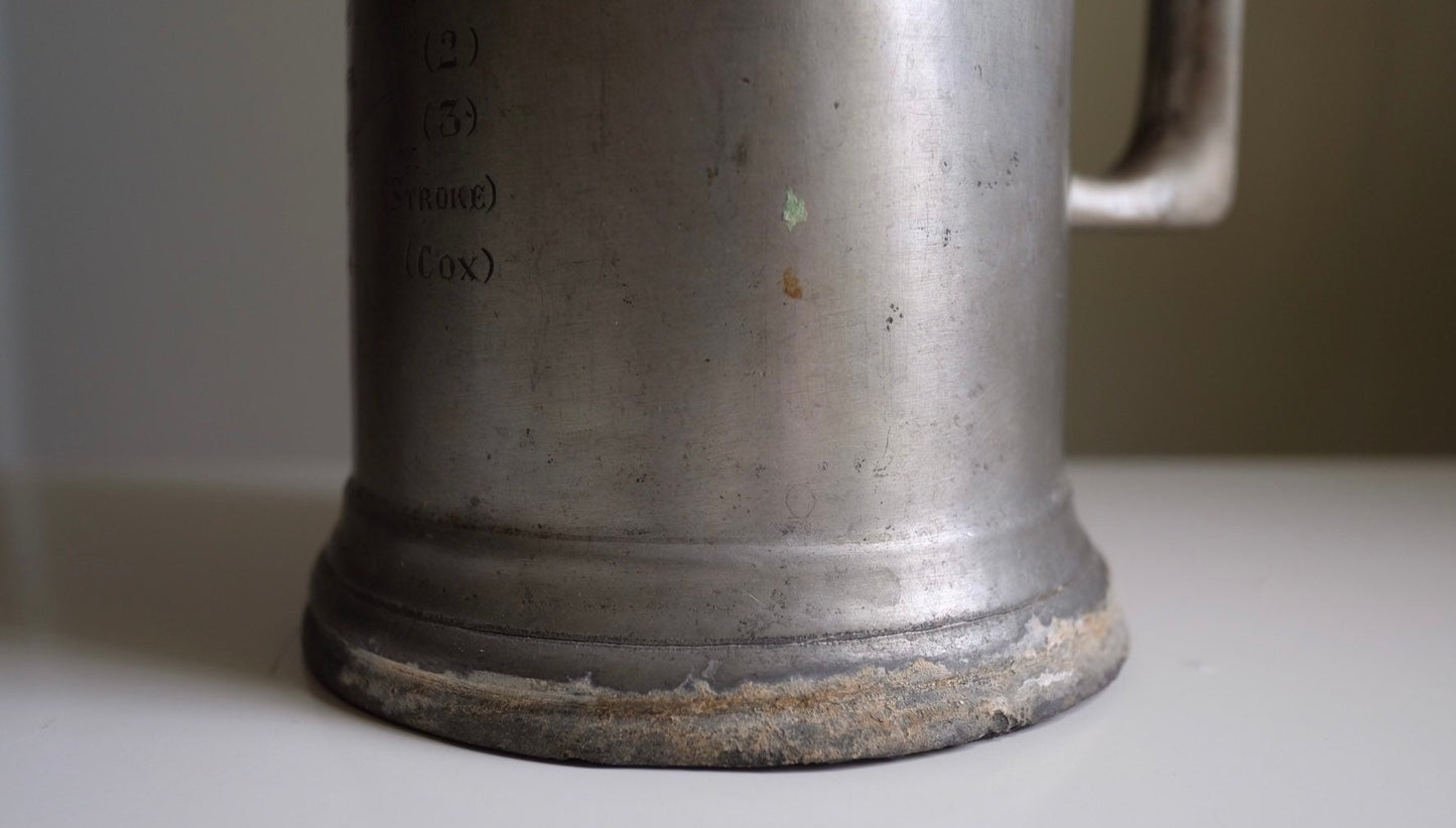 Antique Rowing Tankard - Pewter