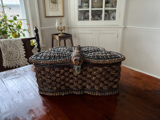 Victorian Butterfly Sewing Basket