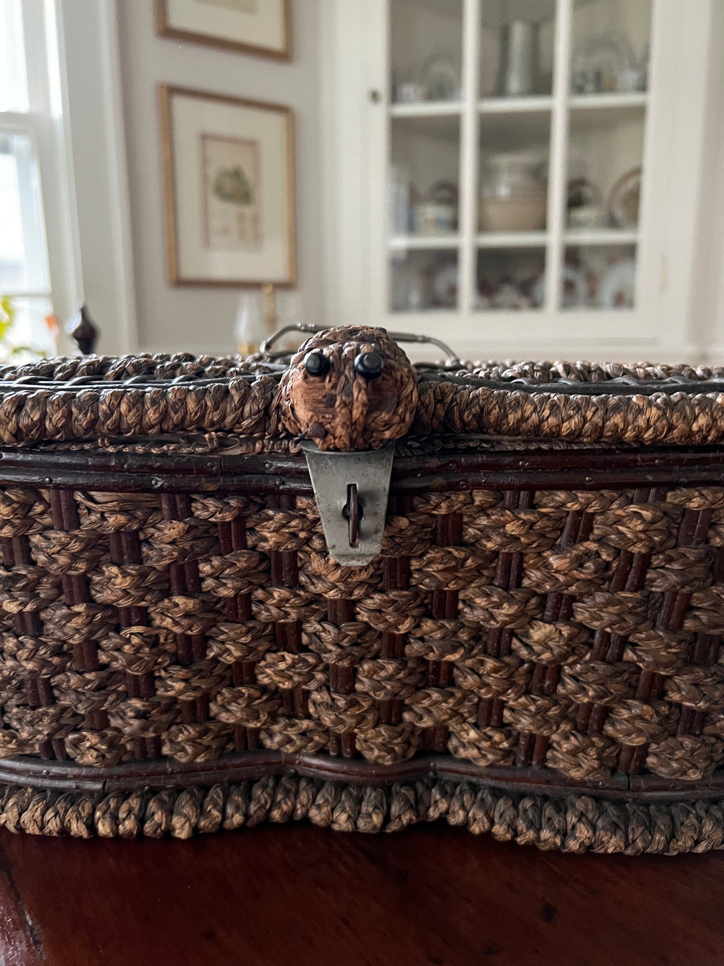 Victorian Butterfly Sewing Basket