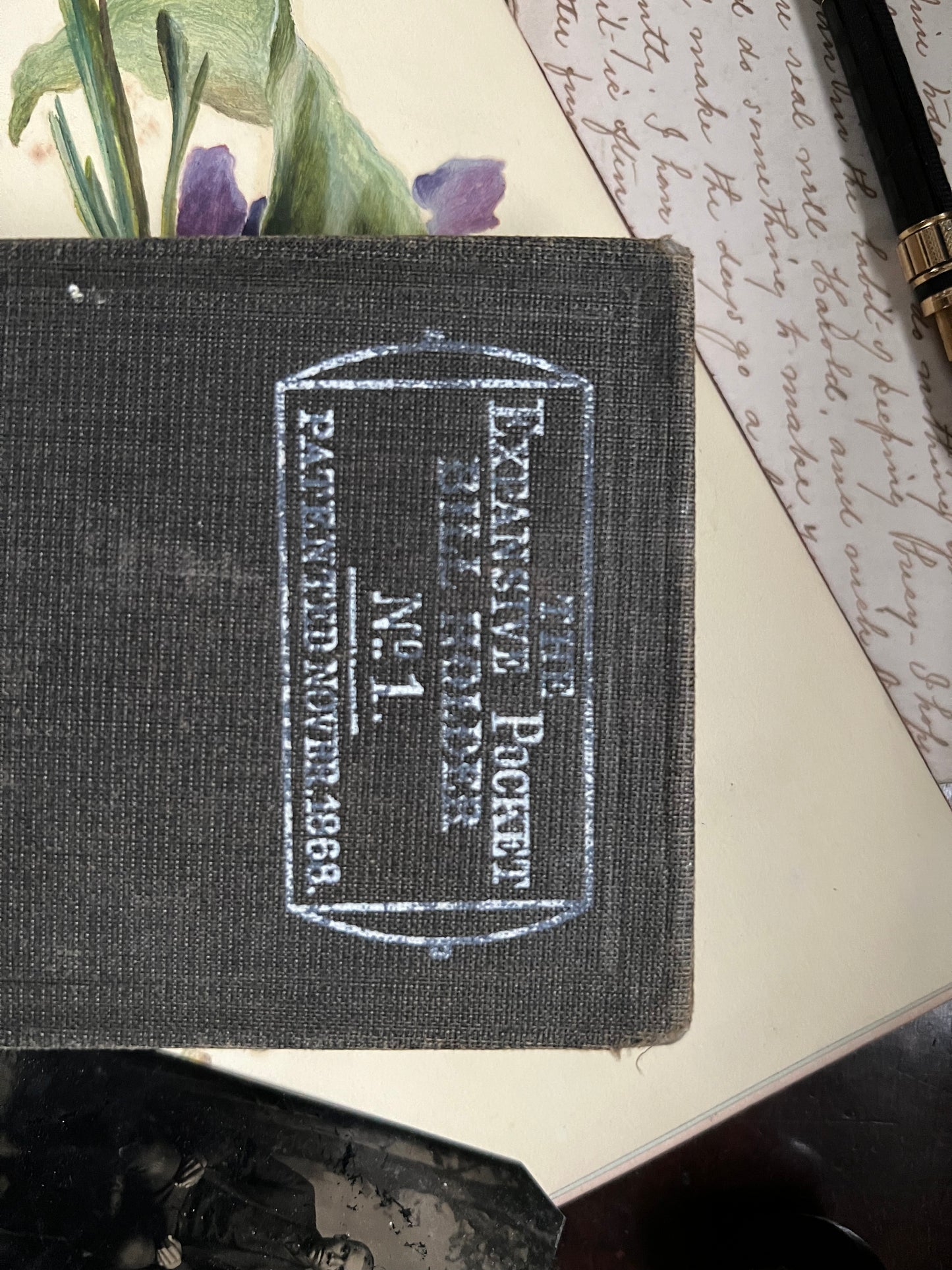 The Expansive Pocket Bill Holder No. 1 Patented Nov. 1868