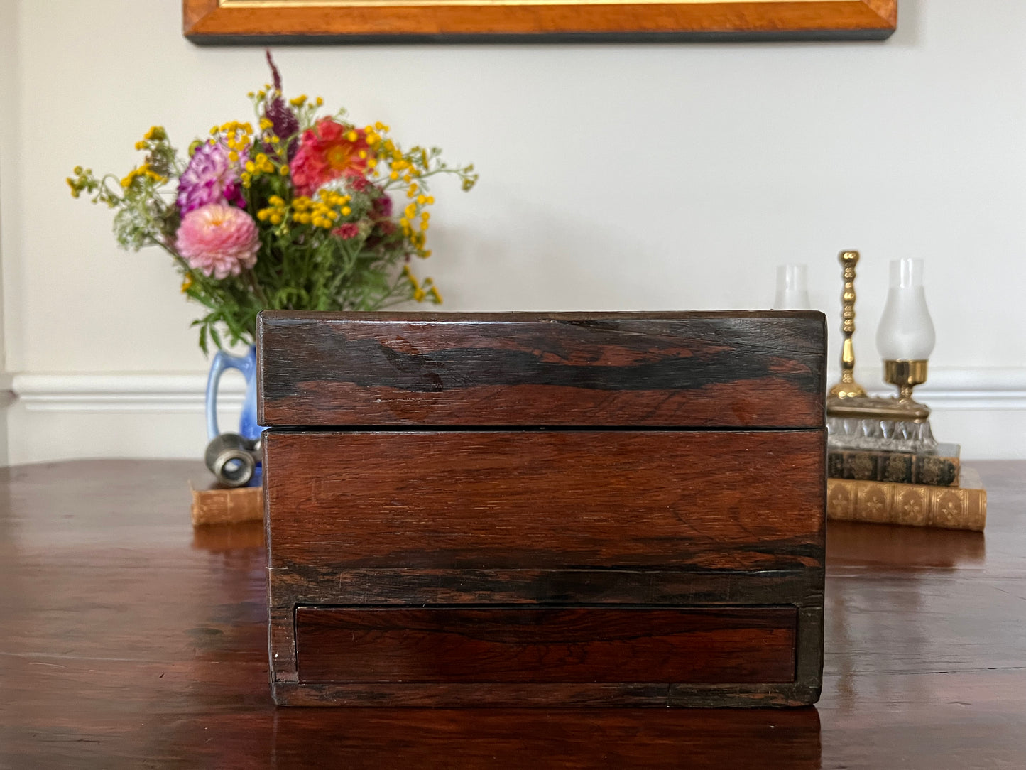 19th Century English Traveling Vanity Dressing Toiletry Case